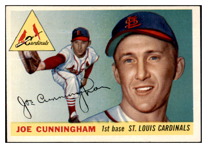 1955 Topps Baseball #037 Joe Cunningham Cardinals EX-MT 497010