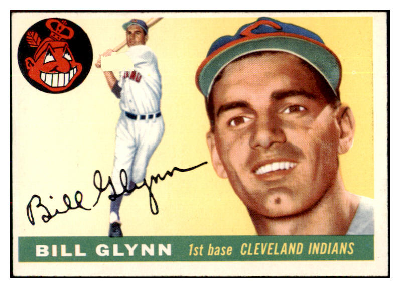 1955 Topps Baseball #039 Bill Glynn Indians NR-MT 497013