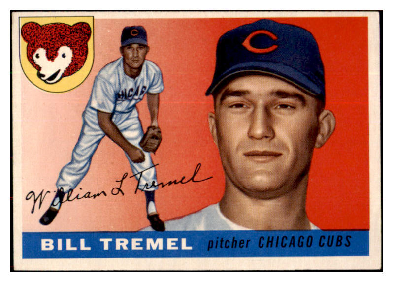 1955 Topps Baseball #052 Bill Tremel Cubs EX-MT 497039