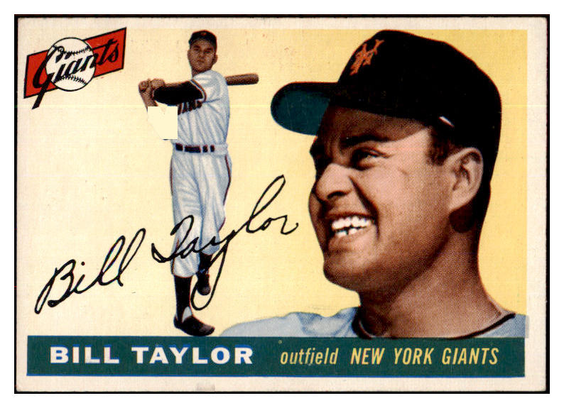1955 Topps Baseball #053 Bill Taylor Giants NR-MT 497040