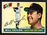 1955 Topps Baseball #053 Bill Taylor Giants EX-MT 497041