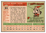 1955 Topps Baseball #053 Bill Taylor Giants EX-MT 497042