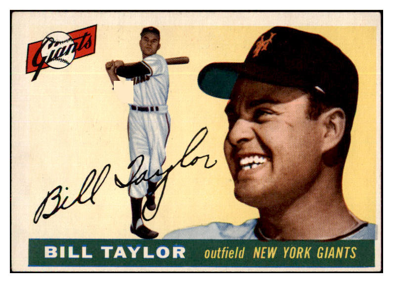 1955 Topps Baseball #053 Bill Taylor Giants EX-MT 497043