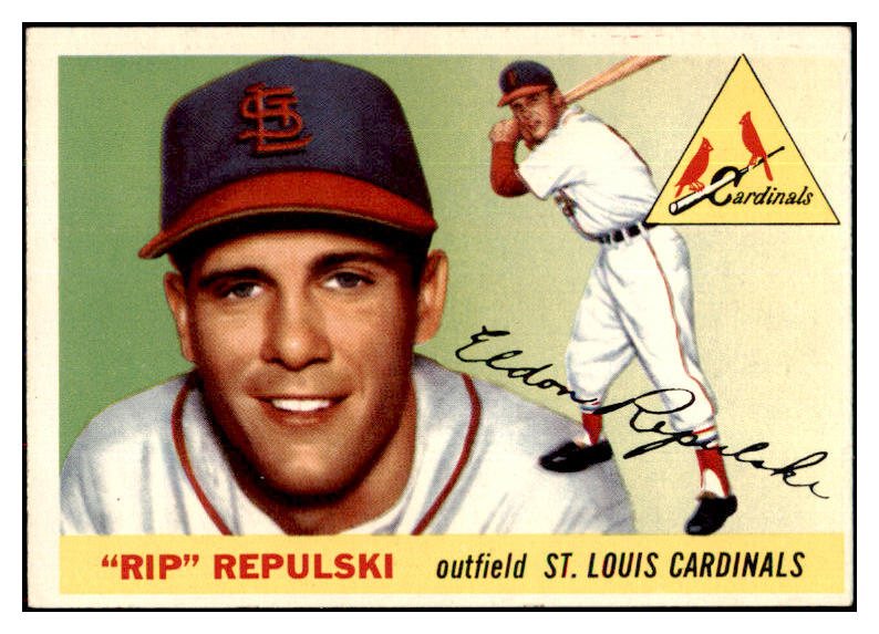 1955 Topps Baseball #055 Rip Repulski Cardinals EX-MT 497046