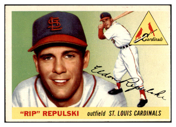 1955 Topps Baseball #055 Rip Repulski Cardinals EX-MT 497046