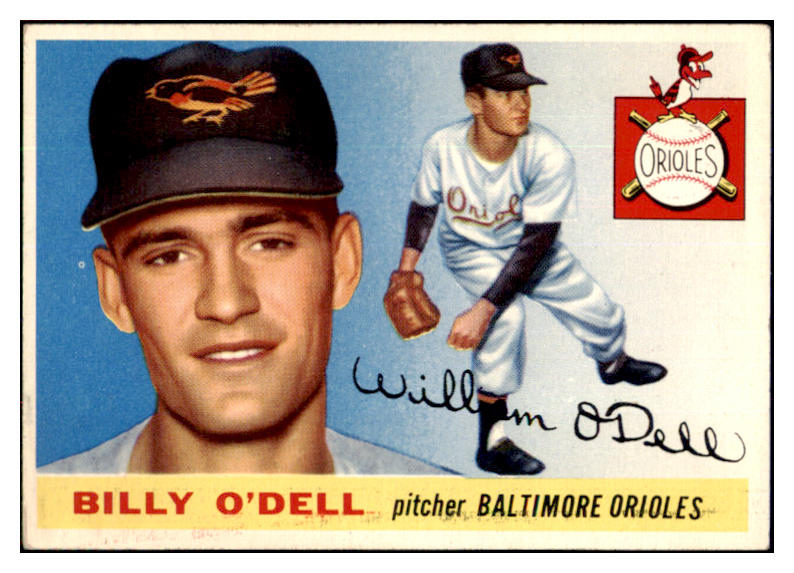 1955 Topps Baseball #057 Billy O'Dell Orioles EX-MT 497049