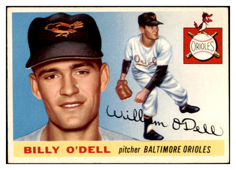 1955 Topps Baseball #057 Billy O'Dell Orioles EX-MT 497050