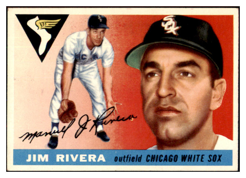 1955 Topps Baseball #058 Jim Rivera White Sox EX-MT 497051
