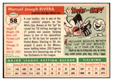 1955 Topps Baseball #058 Jim Rivera White Sox EX-MT 497051