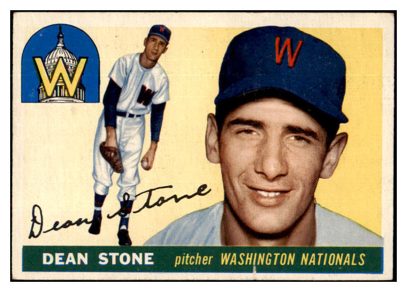 1955 Topps Baseball #060 Dean Stone Senators NR-MT 497058