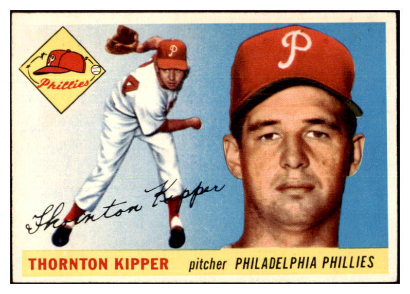 1955 Topps Baseball #062 Thornton Kipper Phillies NR-MT 497061
