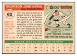 1955 Topps Baseball #062 Thornton Kipper Phillies EX-MT 497062
