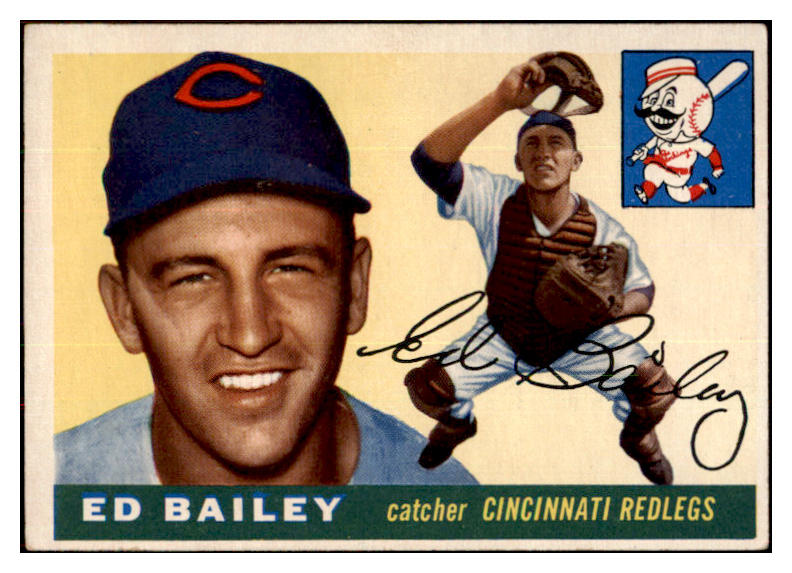 1955 Topps Baseball #069 Ed Bailey Reds EX-MT 497069