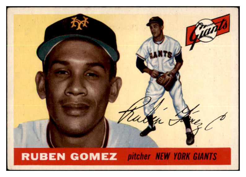 1955 Topps Baseball #071 Ruben Gomez Giants EX-MT 497070