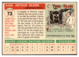 1955 Topps Baseball #072 Karl Olson Red Sox EX-MT 497073