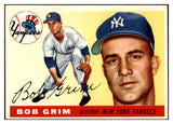 1955 Topps Baseball #080 Bob Grim Yankees NR-MT 497081