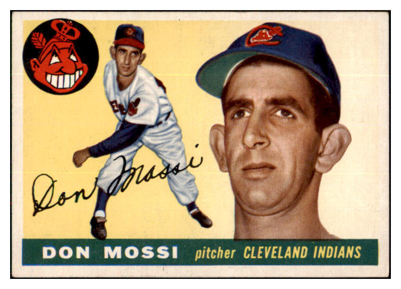 1955 Topps Baseball #085 Don Mossi Indians EX-MT 497090