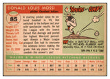 1955 Topps Baseball #085 Don Mossi Indians EX-MT 497090