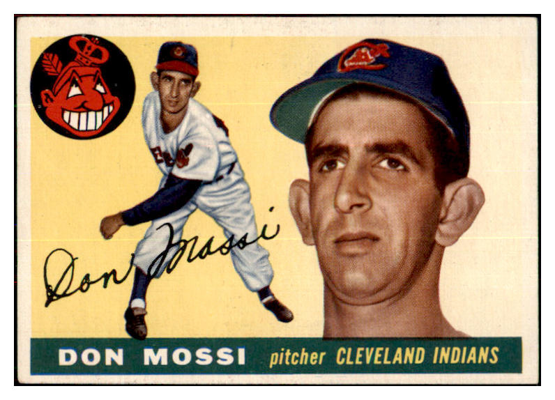 1955 Topps Baseball #085 Don Mossi Indians EX-MT 497091