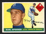 1955 Topps Baseball #090 Karl Spooner Dodgers EX-MT 497100