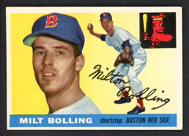 1955 Topps Baseball #091 Milt Bolling Red Sox NR-MT 497101