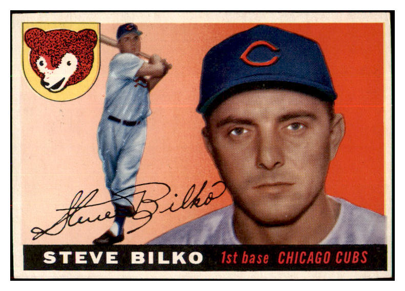 1955 Topps Baseball #093 Steve Bilko Cubs EX-MT 497106