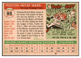 1955 Topps Baseball #095 Preston Ward Pirates EX-MT 497112