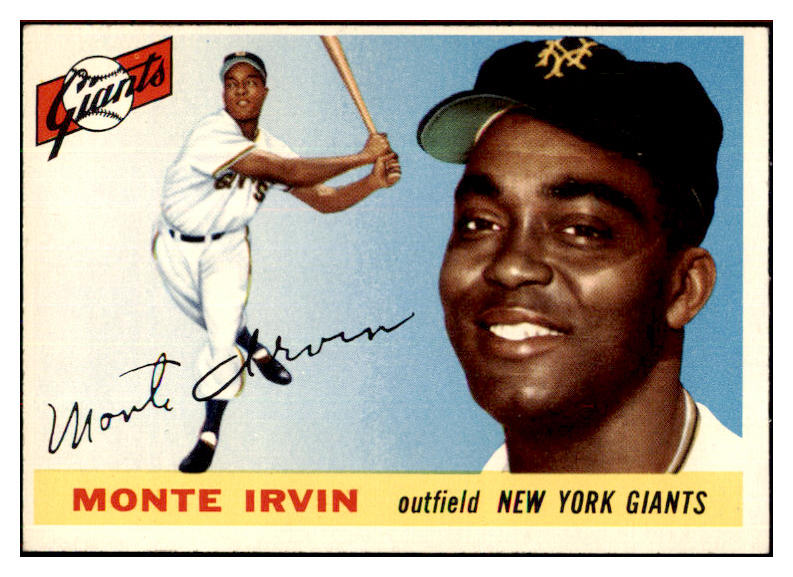 1955 Topps Baseball #100 Monte Irvin Giants NR-MT 497125