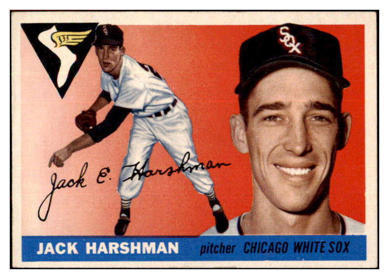 1955 Topps Baseball #104 Jack Harshman White Sox EX-MT 497131