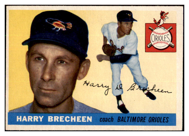 1955 Topps Baseball #113 Harry Brecheen Orioles NR-MT 497149