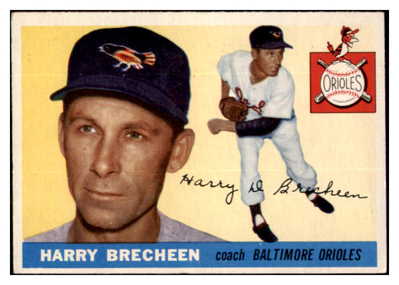 1955 Topps Baseball #113 Harry Brecheen Orioles EX-MT 497150
