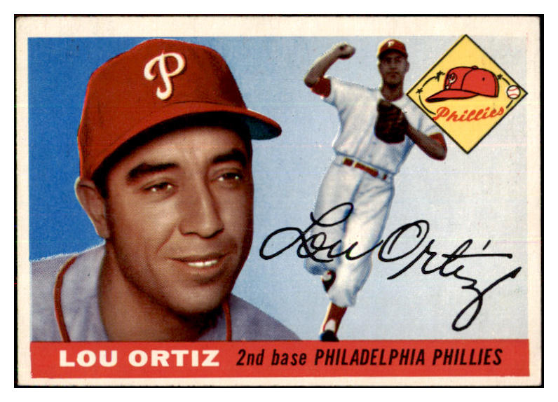 1955 Topps Baseball #114 Lou Ortiz Phillies EX-MT 497155