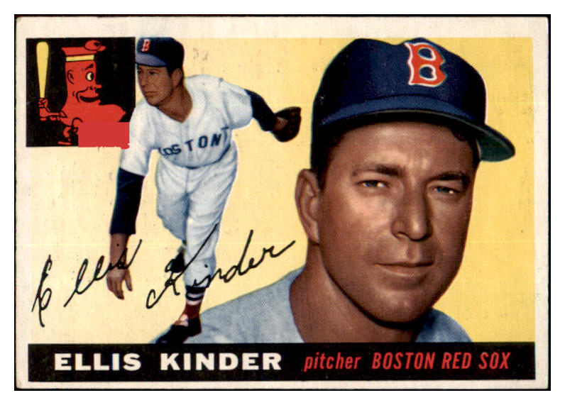 1955 Topps Baseball #115 Ellis Kinder Red Sox EX-MT 497156