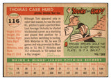 1955 Topps Baseball #116 Tom Hurd Red Sox NR-MT 497158