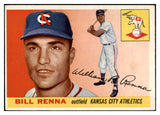 1955 Topps Baseball #121 Bill Renna A's EX-MT 497174