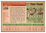 1955 Topps Baseball #128 Ted Lepcio Red Sox EX-MT 497185