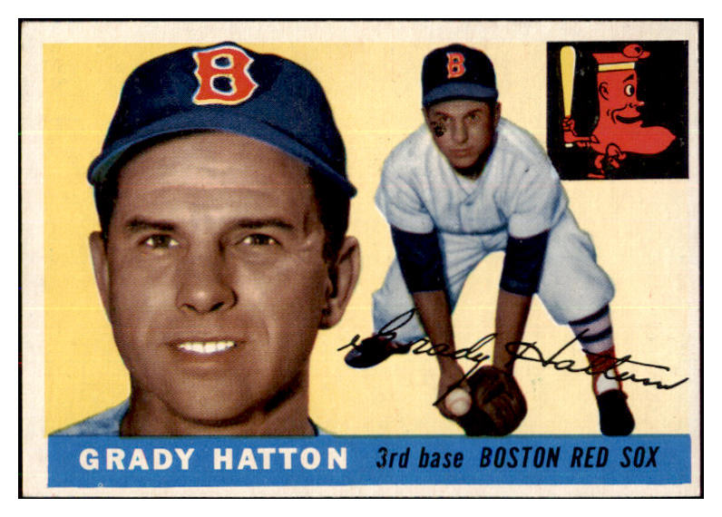 1955 Topps Baseball #131 Grady Hatton Red Sox NR-MT 497188