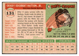 1955 Topps Baseball #131 Grady Hatton Red Sox EX-MT 497190