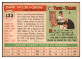 1955 Topps Baseball #133 Dave Hoskins Indians EX-MT 497194