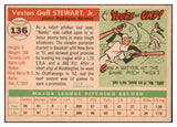 1955 Topps Baseball #136 Bunky Stewart Senators NR-MT 497200