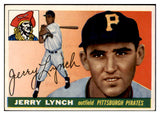 1955 Topps Baseball #142 Jerry Lynch Pirates EX-MT 497218