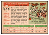 1955 Topps Baseball #143 Dick Schofield Cardinals NR-MT 497221