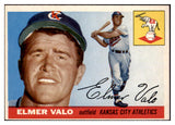 1955 Topps Baseball #145 Elmer Valo A's EX-MT 497228