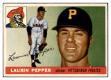 1955 Topps Baseball #147 Laurin Pepper Pirates EX-MT 497231