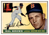 1955 Topps Baseball #148 Hal Brown Red Sox EX-MT 497233