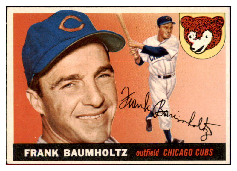1955 Topps Baseball #172 Frank Baumholtz Cubs EX-MT 497242