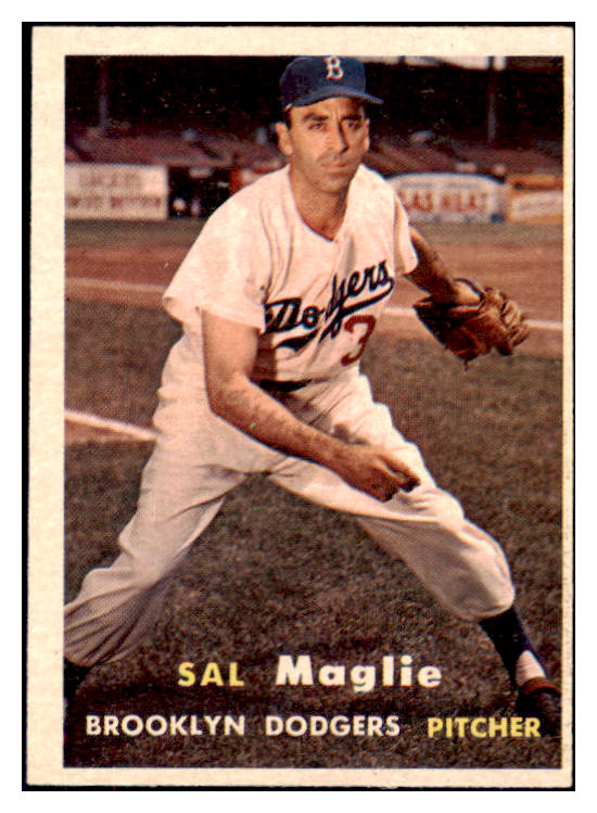 1957 Topps Baseball #005 Sal Maglie Dodgers EX-MT 497248