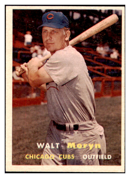 1957 Topps Baseball #016 Walt Moryn Cubs NR-MT 497254