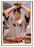 1957 Topps Baseball #021 Frank Sullivan Red Sox NR-MT 497256