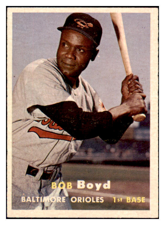 1957 Topps Baseball #026 Bob Boyd Orioles NR-MT 497262